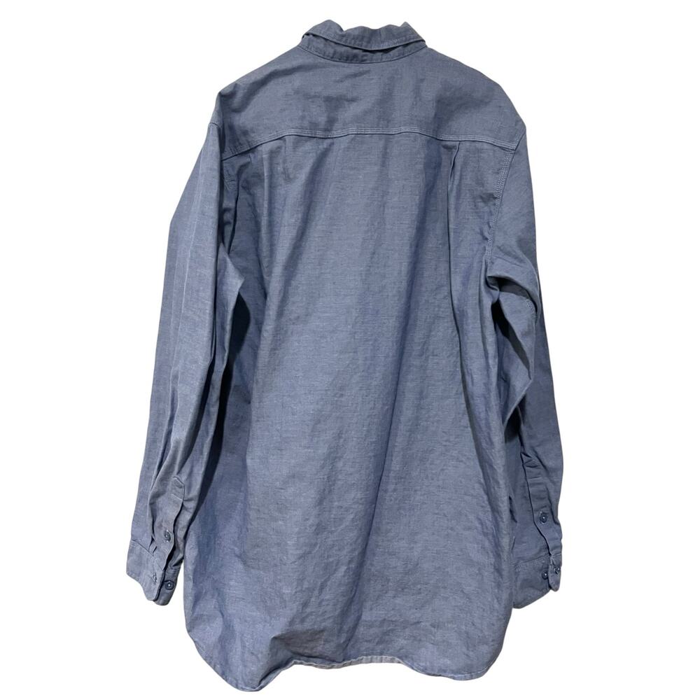 Carhartt Sportswear FR Mens FRS004-CBL Flame Resistant Chambray Blue XLT - Picture 5 of 7